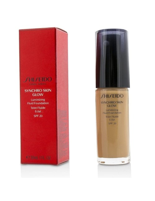 Shiseido Synchro Skin Glow Luminizing Fluid Foundation Spf 20, No.05 Rose, 1 Ounce