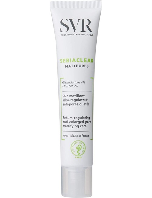 SVR Sebiaclear Mat+Pores Sebium-regulating Anti-Enlarged-Pore Mattifying Care Cream 40 Ml by LABORATOIRES SVR, 1.35 Fl Oz (Pack