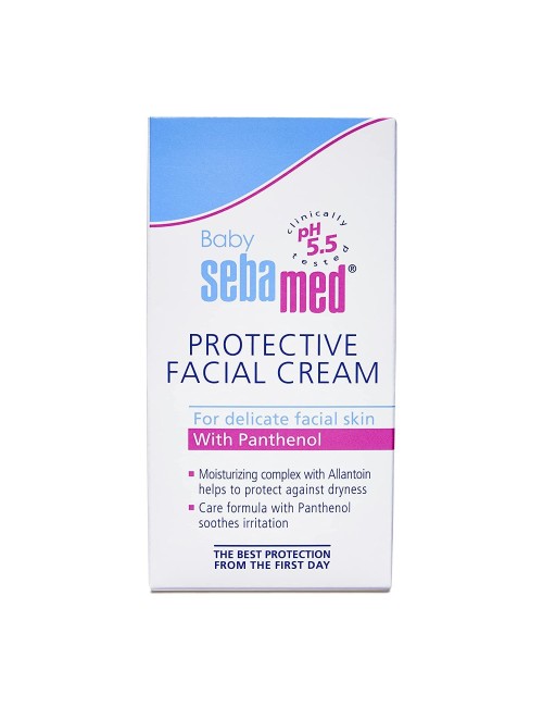 Sebamed Baby Protective Facial Cream Ultra Mild Gentle Hydrating Face Moisturizer for Delicate Skin (50mL)