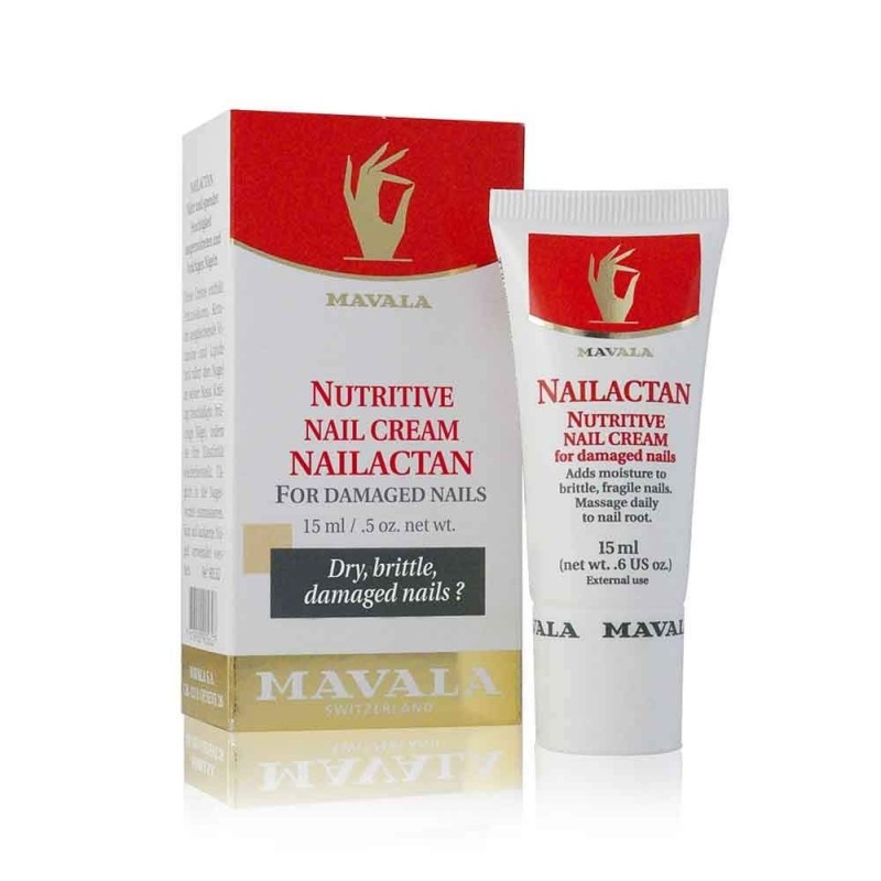 Mavala Nutritive Nail Cream Nailactan for Damaged Nails | Nail Care with Restorative Ingredients for Longer, Healthier Nails |