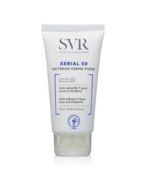 SVR Xerial 50 Extreme Foot Cream 50ml, 1.7 Fl Oz (Pack of 1), (SVR0100040)