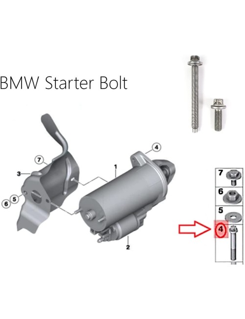 BMW | Genuine Starter Bolt Set 12410392577 | Models BMW BMW - 4