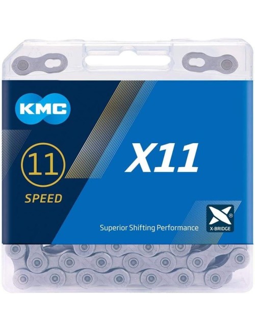 KMC | 11 Speed Silver Chain Superior Shifting Performance | SRAM 11 KMC - 1