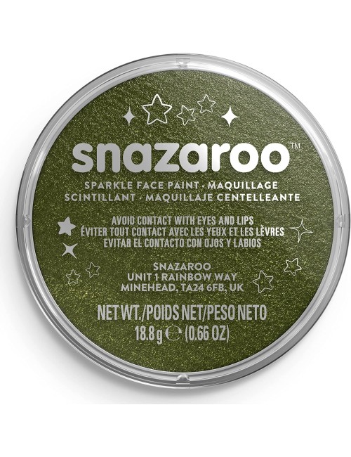 Snazaroo Classic Face and Body Paint, 18ml, Sparkle Red