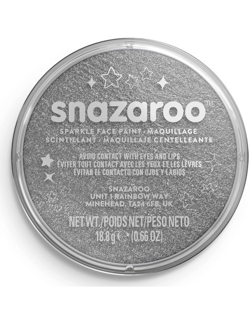 Snazaroo Classic Face and Body Paint, 18ml, Sparkle Red