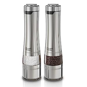 electric salt and pepper mill set
