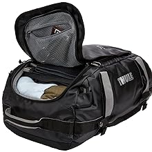internal organization, duffel bag, padded duffel bag, travel duffel bag, gear bag, sports bag