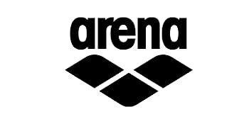 arena logo in black on white background, fitness and racing swimwear and accessories