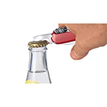 Handheld portable bottle opener cork remover