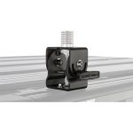 Antenna or LED Fog Light Mounting Bracket from Rhino-Rack, Folding, Fits Pioneer Platform, Vortex & Heavy Duty Bars, for CB