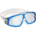 Aquasphere Unisex's Seal 2.0 Swimming Goggle, Light Blue & White/Clear Lens, One Size …
