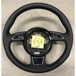 AUDI A4 A5 S4 S5 Black Leather Shift Paddle Steering Whee 45A