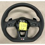 Audi | A4 A5 S4 S5 Q5 SQ5 Half Perforated S Logo | Steering Wheel  35A