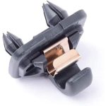 AUDI Genuine A4 A3 A5 TT Interior Sun Visor Hook Clip Soul Black Bracket