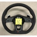 Audi | RS-Line A4 A5 S4 S5  Bottom Full Alcantara | Steering Wheel 32