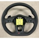 Audi RS Line A4 A5 S4 S5 Flat Bottom Full Perforated Steering Wheel 25