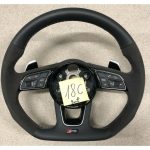 Audi | RS Line A4 A5 S4 S5  Half Alcantara Leather| Steering Wheel 18C