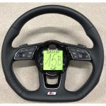 Audi S Line A4 A5 S4 S5 Half Perforated Steering Wheel 15B