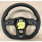 Audi | S-Line A4 S4 A5 S5  SQ5 Flat Bottom Black | Steering Wheel 13A