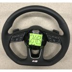 Audi | S Logo A4 A5 S4 S5 Full Perforated | Steering Wheel 24B