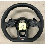 Audi | S5-Line A4 A5 S4 S5 Leather Half Perforated | Steering Wheel 19