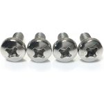 BMW | Genuine 4 x Rear License Plate Fillister | head Screws