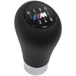 BMW | Genuine OEM Manual Shift Knob Black Leather"M" | 6 Speed