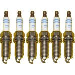 BMW Spark Plugs Platinum Plug Set Bosch OEM 158253 / FR7NP P332 (6pcs)