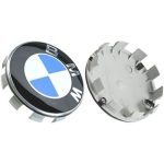 BMW Wheel Center hub Caps w / Emblems (SET 4) for e36 e38 e39 e46 e53 e60 e61 e63 e64 e65 e66 e70 e71 e72 e82 e83 e85 e86 e88