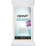 Cernit 500 g Trans Clay, Translucent White