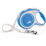 Flexi New Comfort Tape Grey & Blue Large 5m Retractable Dog Leash/Lead for Dogs up to 60kgs/132lbs