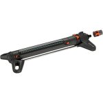 Gardena 18714-20 AquaZoom 3800 Sq Ft Frost, Fully Adjustable Oscillating Sprinkler for Flexible, Leak Proof and Precise