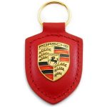 GENUINE Porsche Crest Keyring Red