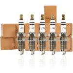 Genuine | Spark Plugs Set of 5 Volkswagen Spark Plugs for 2.5  | Germany