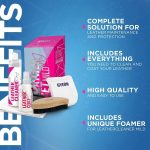 GYEON | quartz Leather Set  - Includes Leather Brush - | Easy to Use