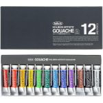 Holbein Artists Gouache Set of 12, Ｇ702 ,5ml tubes