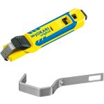 Jokari 70000 4-70 Cable Knife System for Round Cable Stripping with 28mm & 35mm Hooks, Yellow, Оne Расk