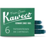 Kaweco Fountain Pen Ink Cartridges for Cartridge Fountain Pens with Short Standard Cartridges in Palm Green | Set of 6 Fountain