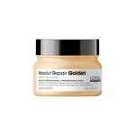 L'Oréal Professionnel Repairing Hair Mask for Damaged and Dry Hair, with Quinoa, Serie Expert, Absolut Repair Gold Mask, 250 ml