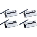 LAMY Black T10 Fountain Pen Ink Cartridges 4 Packs (LAM-T10-BLK4PAC)