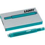 LAMY T10 ink cartridge with large ink supply - large capacity cartridges in the colour tourmaline for all Lamy cartridge
