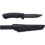 Morakniv Carbon Steel Fixed-Blade Bushcraft Knife With Sheath, Black, 4.3 Inch