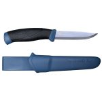 Morakniv Companion Fixed Blade Outdoor Knife with Sandvik Stainless Steel Blade, 4.1-Inch, Military Green