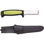 Morakniv Craftline Carbon Steel Wood Chisel Knife With Sheath for Wood Carving, 3 Inch