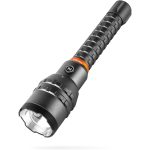 NEBO 12000, USB Rechargeable, 12,000 Lumen Flashlight with 2x Zoom, 5 Light Modes, Waterproof (IP67), and Power Bank, Bright