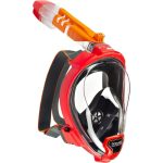 OCEAN REEF - Aria QR + Quick Release Snorkeling Mask - Full Face Snorkeling Mask - 180 Degree Underwater Vision - 8 Colours and