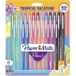 Paper Mate Flair Felt Tip Pens, Medium Point (0.7mm), Candy POP & Assorted Colours, 16 Count