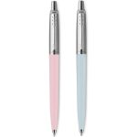 Parker Jotter Originals Ballpoint Pen Pastel Collection | Pink & Blue 50s Finishes | Medium Point | Blue Ink | 2 Count