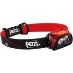 PETZL, ACTIK CORE Rechargeable Headlamp with 450 Lumens for Running and Hiking, Red