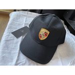Porsche | Black Crest Logo Cap Official Licensed | Perfect fit